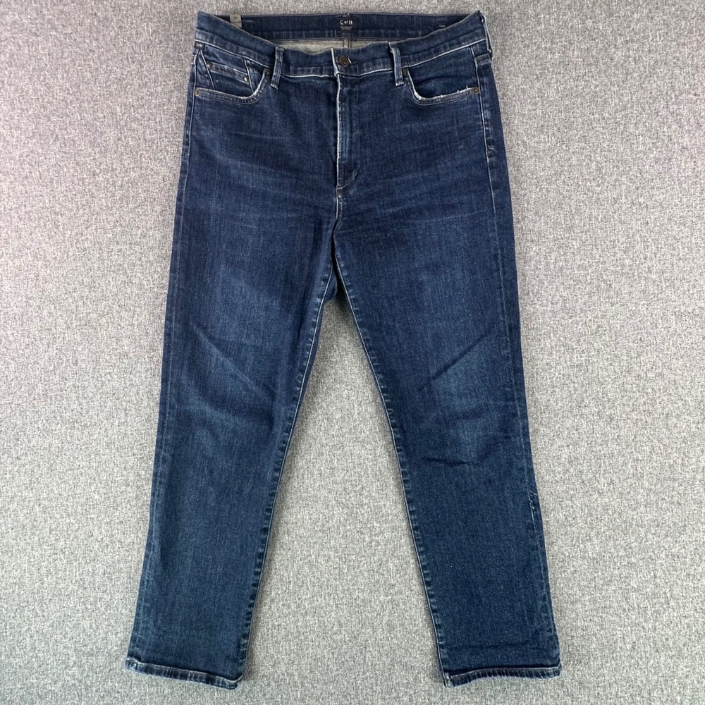 Citizens of Humanity Jeans Womens 31 Cara Dark Blue High Rise Cigarette Ankle